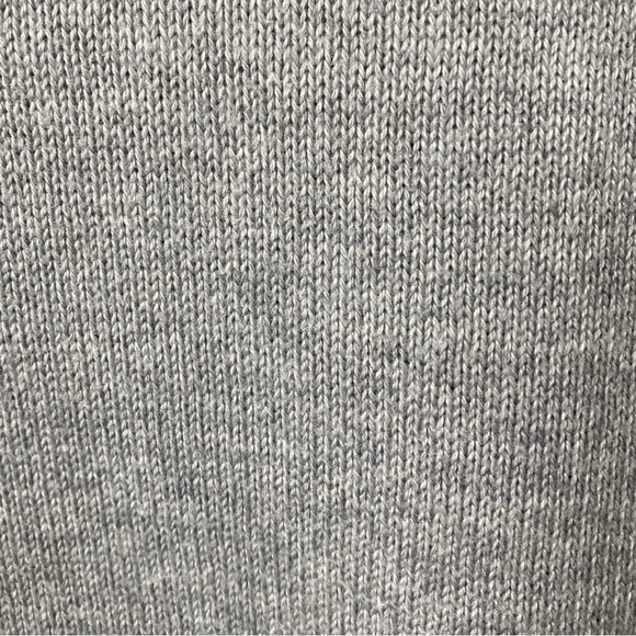 Crew Clothing Grey Cotton Cashmere V-Neck Jumper - Size L - Picture 6 of 9